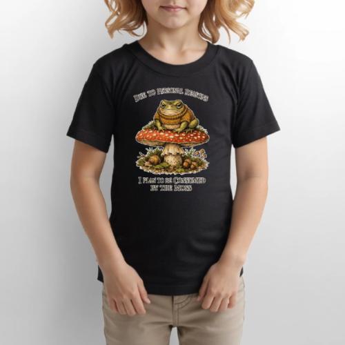 Frog Consumed by Moss Cottagecore Aesthetic - Gildan Ultra Cotton Youth T-Shirt