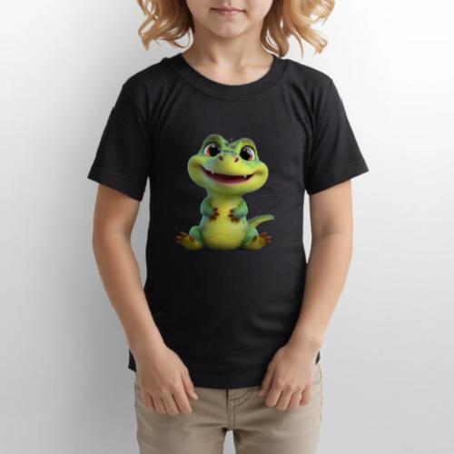 Playful Cartoon Baby Alligator - Gildan Ultra Cotton Youth T-Shirt