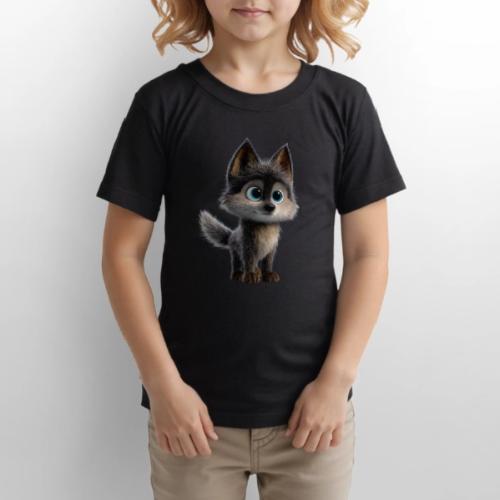 Innocent Cartoon Baby Wolf - Gildan Ultra Cotton Youth T-Shirt