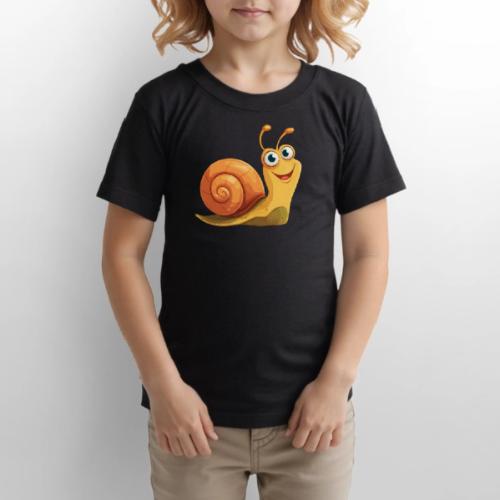 Happy Cartoon Snail with a Smile - Gildan Ultra Cotton Youth T-Shirt