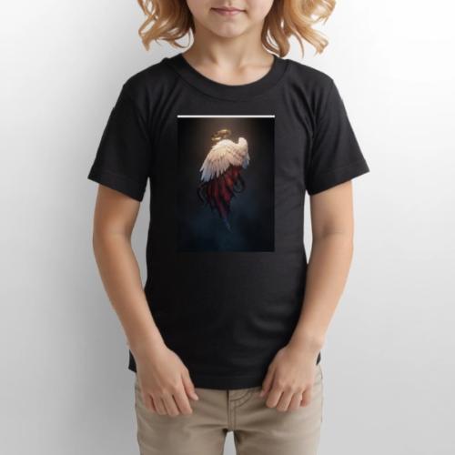 Angel vs Demon Wings Dark Aesthetic Gothic T-Shirt - Gildan Ultra Cotton Youth T-Shirt
