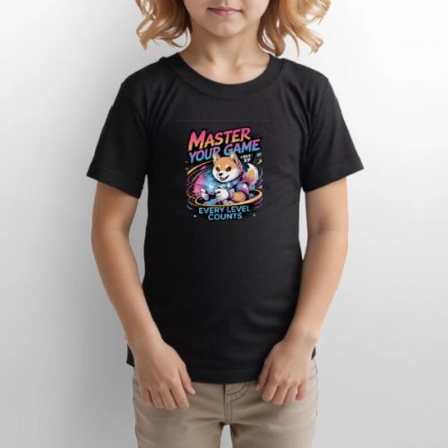 Cute Gamer Shiba Inu Level Up - Gildan Ultra Cotton Youth T-Shirt