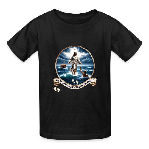 Walking On Water Faith T Shirt, Christian Miracle - Gildan Ultra Cotton Youth T-Shirt