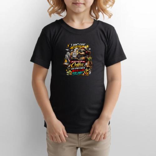Just Here for Coffee and Paycheck - Gildan Ultra Cotton Youth T-Shirt