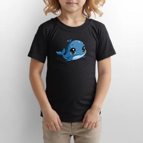Smiling Blue Baby Whale - Gildan Ultra Cotton Youth T-Shirt