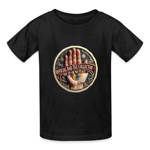 Dad Tax Collector Medallion T Shirt - Gildan Ultra Cotton Youth T-Shirt