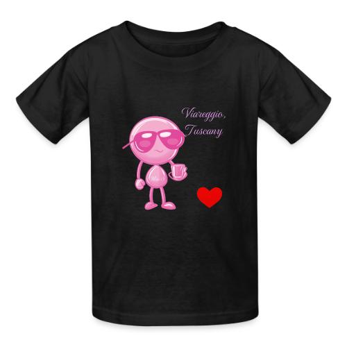 Smoon City_Viareggio Tuscany Pink - Gildan Ultra Cotton Youth T-Shirt