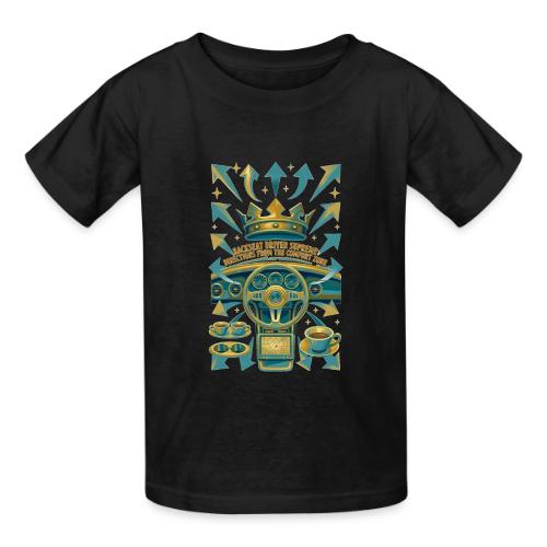 Backseat Driver T Shirt, Funny Dad Gift - Gildan Ultra Cotton Youth T-Shirt