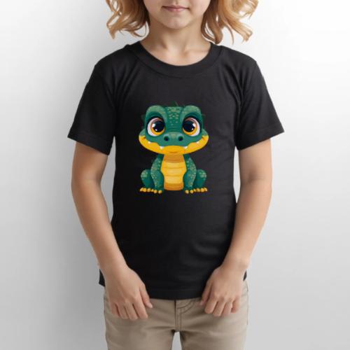 Smiling Cartoon Alligator - Gildan Ultra Cotton Youth T-Shirt