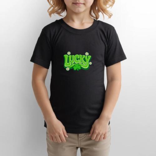 Lucky 70s Retro T-Shirt - Gildan Ultra Cotton Youth T-Shirt