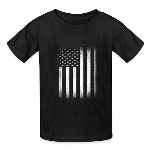 US Flag Distressed - Gildan Ultra Cotton Youth T-Shirt