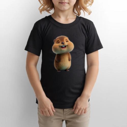 Joyful Cartoon Baby Beaver - Gildan Ultra Cotton Youth T-Shirt