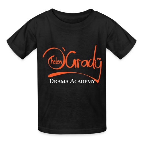 Helen O'Grady Orange Logo on Black - Gildan Ultra Cotton Youth T-Shirt