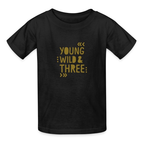 YOUNG WILD AND THREE - Gildan Ultra Cotton Youth T-Shirt