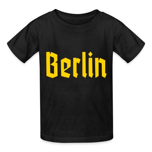 BERLIN Fraktur Font - Gildan Ultra Cotton Youth T-Shirt