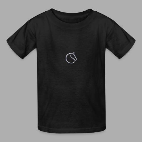 embroidered logo - Gildan Ultra Cotton Youth T-Shirt