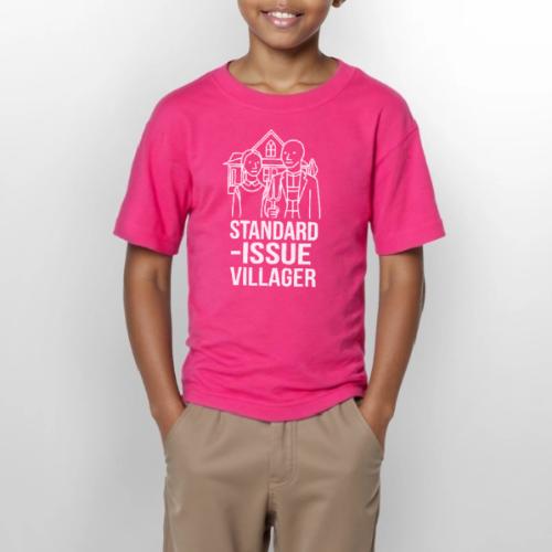 Standard-Issue Villagers (White on Color) - Gildan Ultra Cotton Youth T-Shirt