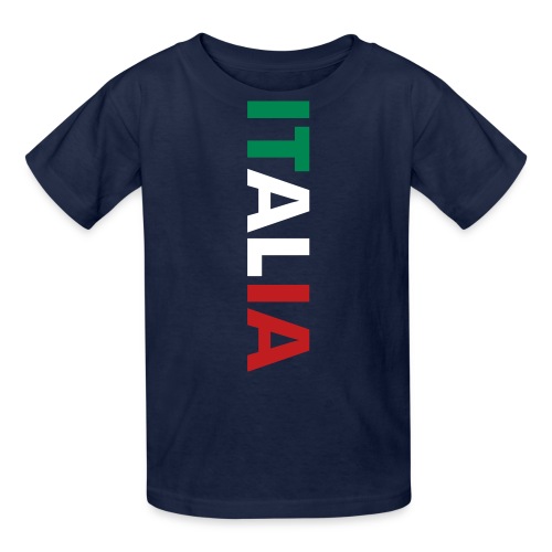ITALIA green, white, red - Gildan Ultra Cotton Youth T-Shirt