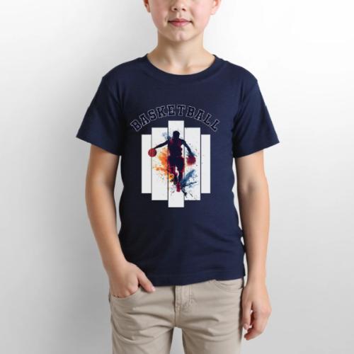 Basketball Never Stops - Gildan Ultra Cotton Youth T-Shirt