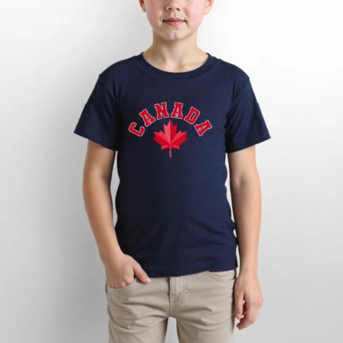 Canada with maple leaf - Gildan Ultra Cotton Youth T-Shirt