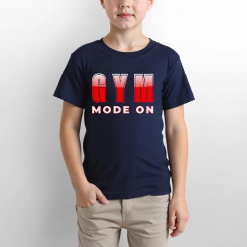 Gym Mode On Fitness Typography Design - Gildan Ultra Cotton Youth T-Shirt