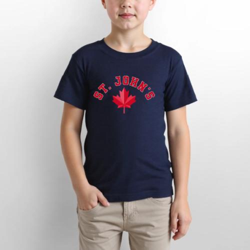 St. John's with maple leaf - Gildan Ultra Cotton Youth T-Shirt