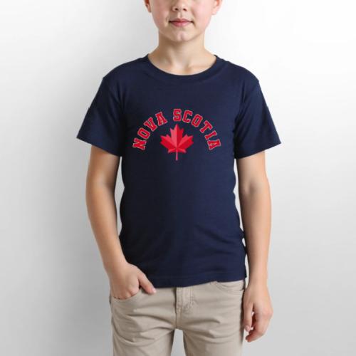 Nova Scotia with maple leaf - Gildan Ultra Cotton Youth T-Shirt