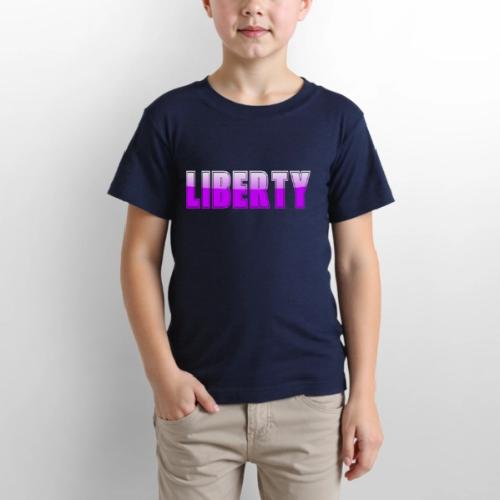 Liberty Typography Graphic Design - Gildan Ultra Cotton Youth T-Shirt