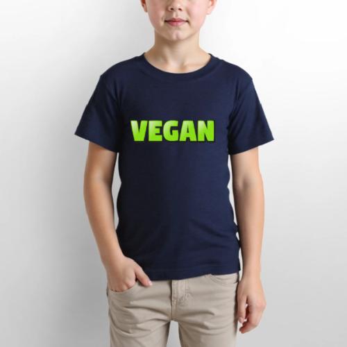 Vegan Bold Green Typography Design - Gildan Ultra Cotton Youth T-Shirt