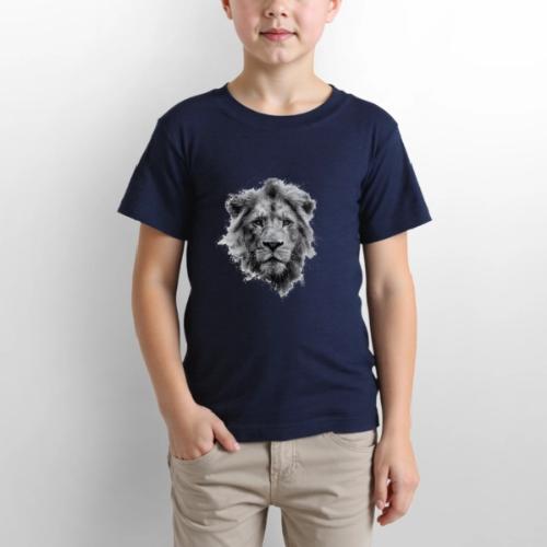 Lion: Monochrome King - Gildan Ultra Cotton Youth T-Shirt
