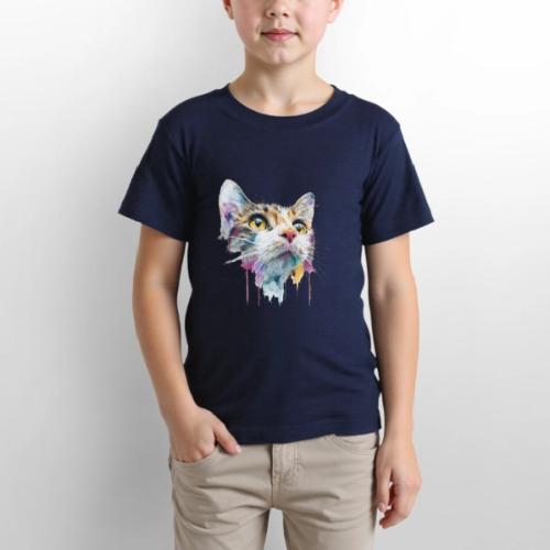 Chromatic Cat Splash - Gildan Ultra Cotton Youth T-Shirt