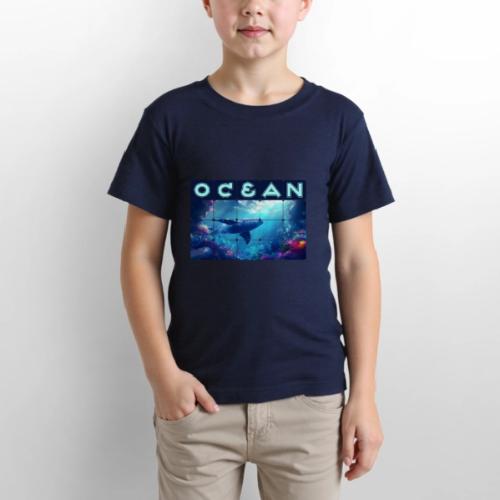 Ocean: Whale’s Path - Gildan Ultra Cotton Youth T-Shirt