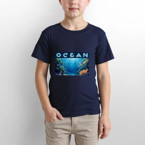 Ocean: Tropical Drift - Gildan Ultra Cotton Youth T-Shirt