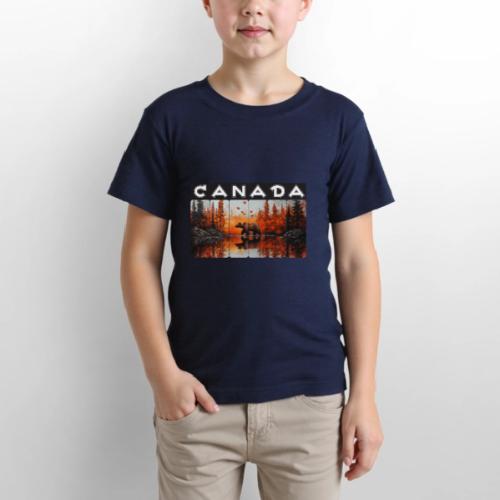 Canada Wilderness Art - Gildan Ultra Cotton Youth T-Shirt
