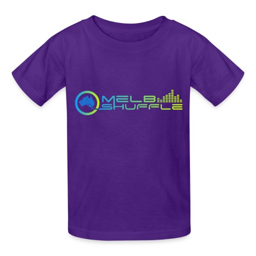 Melbshuffle Gradient Logo - Gildan Ultra Cotton Youth T-Shirt