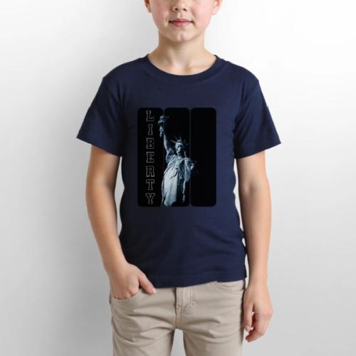 USA: Vertical Liberty - Gildan Ultra Cotton Youth T-Shirt