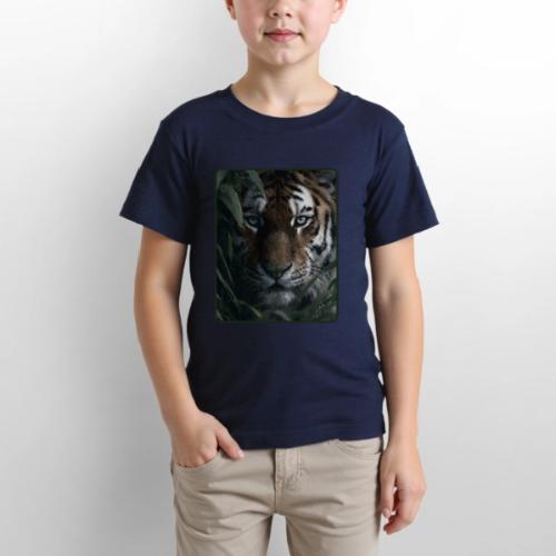 Tiger Jungle Eyes Wildlife Design - Gildan Ultra Cotton Youth T-Shirt