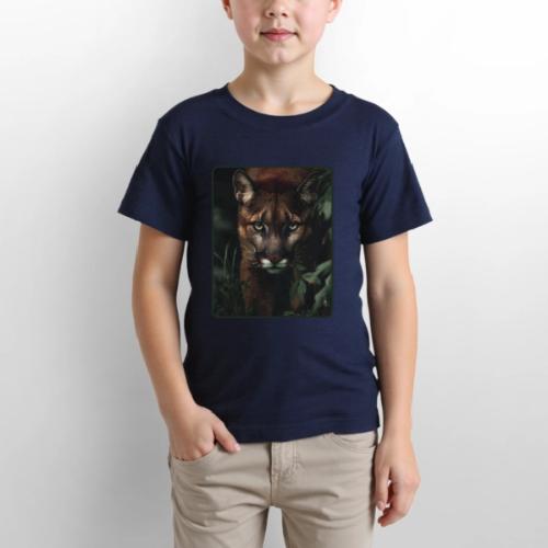 Cougar Jungle Predator Design - Gildan Ultra Cotton Youth T-Shirt