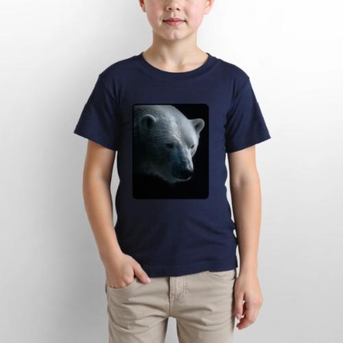 Polar Bear Close-Up Wildlife Design - Gildan Ultra Cotton Youth T-Shirt