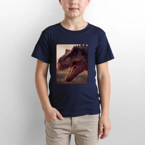 T Rex Roaring Close-Up Design - Gildan Ultra Cotton Youth T-Shirt