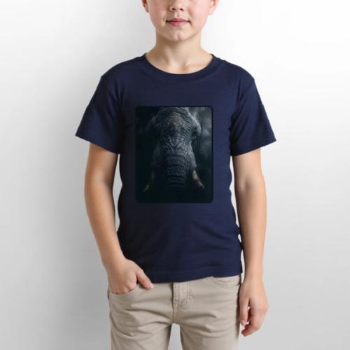 Shadow Elephant Intense Eyes Design - Gildan Ultra Cotton Youth T-Shirt