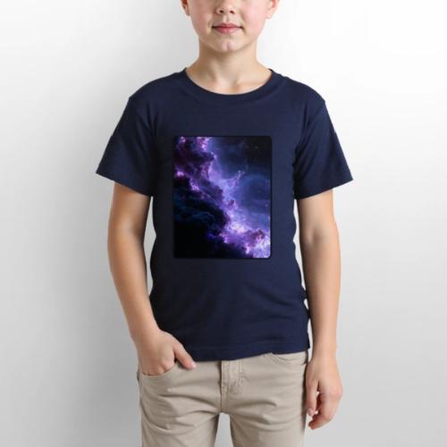 Purple Nebula Space Design - Gildan Ultra Cotton Youth T-Shirt