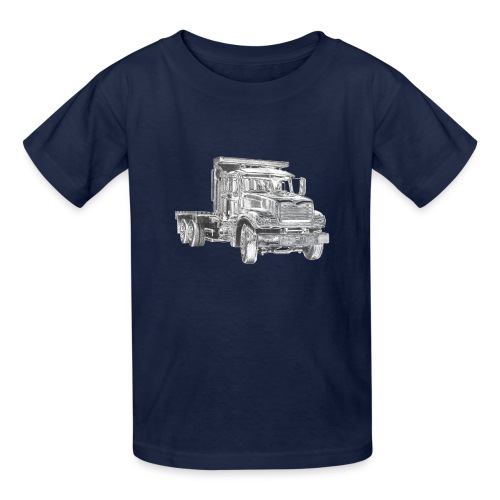 Flatbed Truck - Gildan Ultra Cotton Youth T-Shirt