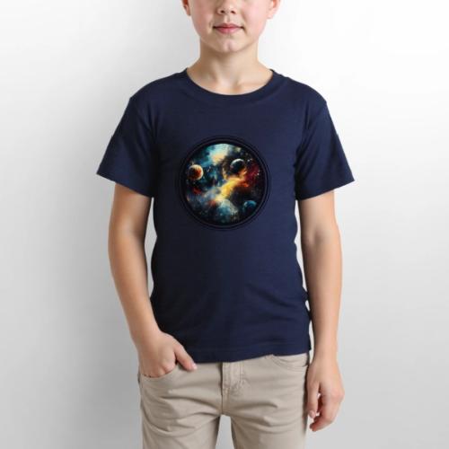 Painted Cosmos of Planets - Gildan Ultra Cotton Youth T-Shirt