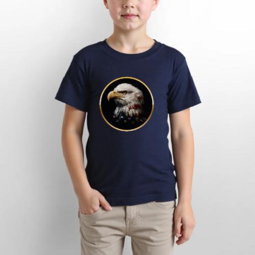America: Golden Freedom Crest - Gildan Ultra Cotton Youth T-Shirt