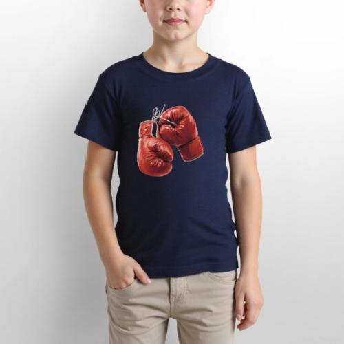 Boxing: Hanging Gloves Icon - Gildan Ultra Cotton Youth T-Shirt