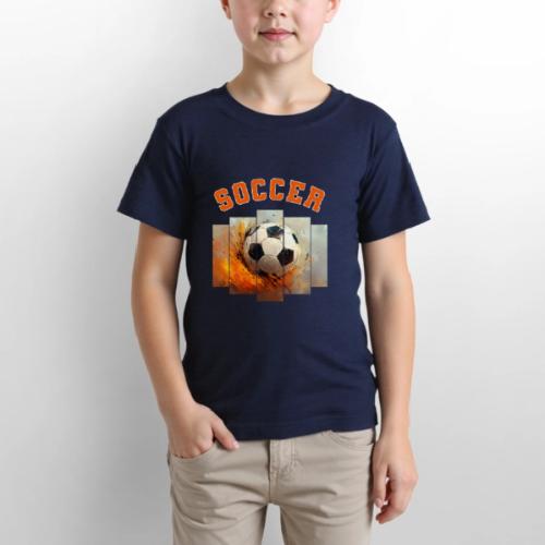 Soccer Iconic Touch - Gildan Ultra Cotton Youth T-Shirt