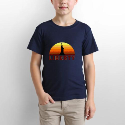 USA: Sunset Liberty Bold - Gildan Ultra Cotton Youth T-Shirt