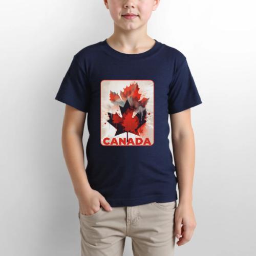 Canada Inked Leaf - Gildan Ultra Cotton Youth T-Shirt