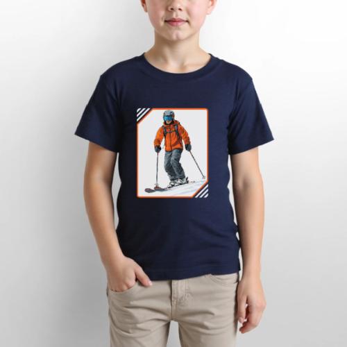 Skiing Thrill Ride - Gildan Ultra Cotton Youth T-Shirt